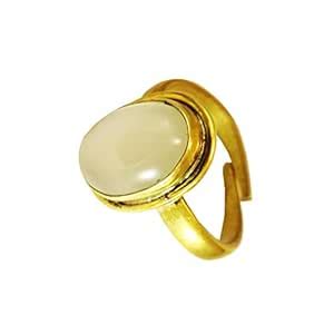 Buy Rashigems Moonstone Ring 3.0 Crt.Natural Certified Moonstone ...