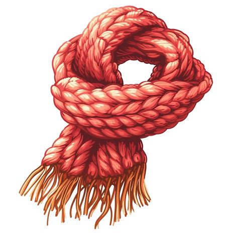 Warm scarf 1 | Premium AI-generated vector
