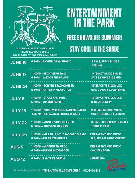 Entertainment in the Parks: Vladimir Garrido, Richfield Band Shell (636 ...