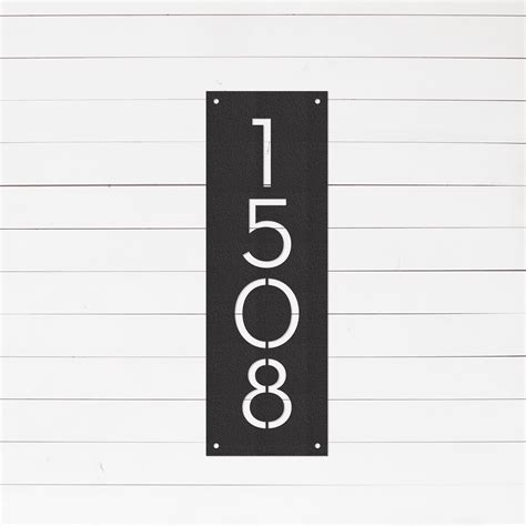 Custom Metal Home Address Sign | Metal House Number Sign | Metal ...
