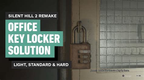 Silent Hill 2 Remake Hospital Padlock Code Solution (Brookhaven Hospital)