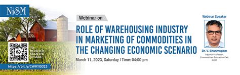 Role of Warehousing Industry in Marketing of Commodities in the ...