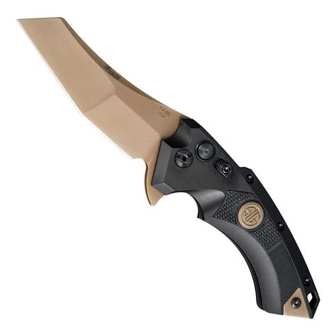 SIG Sauer Knives X5 Emperor Scorpion Folder Knife, FDE Wharncliffe ...