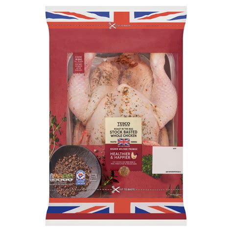 Tesco Roast in the Bag Stock Basted Whole Chicken 1.5kg | One Stop