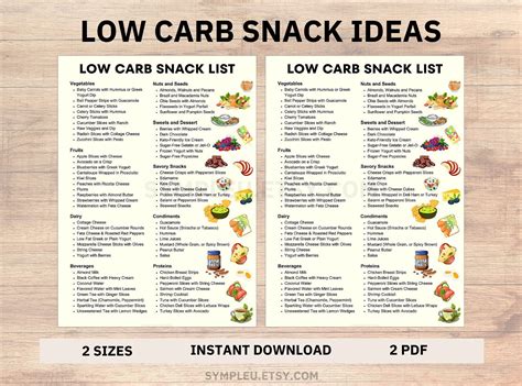 Low Carbohydrate Snacks