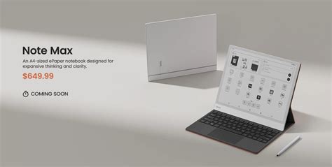 Image result for Boox Note Max No Front Light