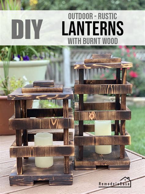 How to Make Rustic Lanterns 的图像结果