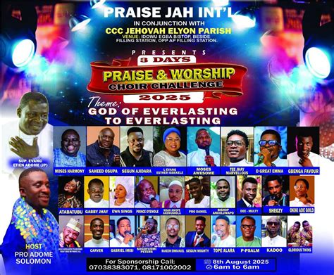 Praise Jah 2025, Idowu-Egba, Lasu-Igando Road, Lagos, 6 August 2025 ...