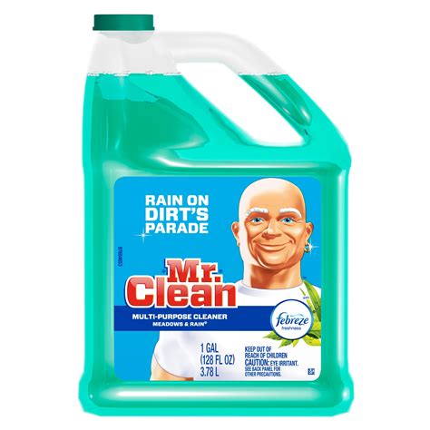 Mr. Clean Liquid All Purpose Cleaner, Meadows and Rain, 128 fl oz ...