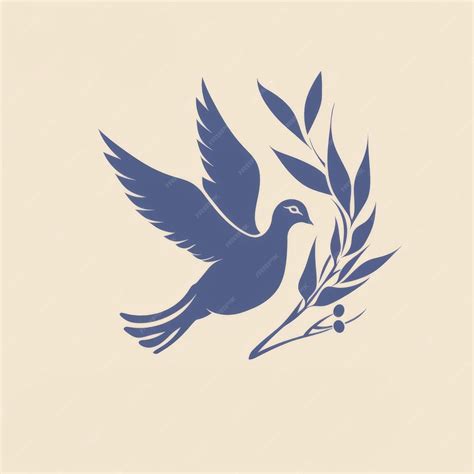 Dove with Olive Branch Peace Symbol | Premium AI-generated image