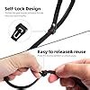 Hian Reusable Releasable Zip Ties | 6 Inch, Black, Pack of 100 ...
