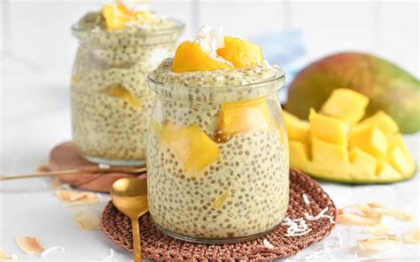 Mango Coconut Chia Pudding Recipe | Gluten Free Goddess Recipes