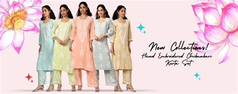 Buy Stylish Chikankari Cotton Kurti Online – Paramount Chikan