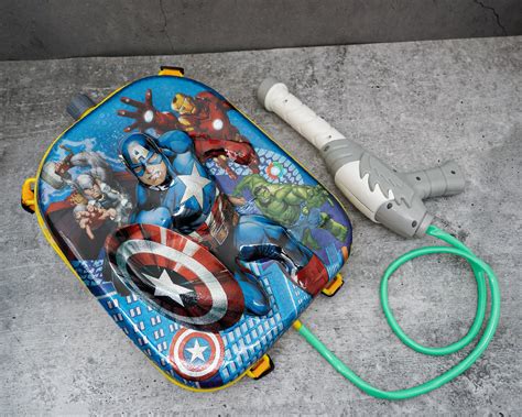 3D Captain America theme Water Tank & Gun