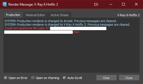 Image result for 3DS Max Error Creating File Output