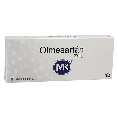 OLMESARTAN 20 MG X 10 TABL +++ - EcoFarma