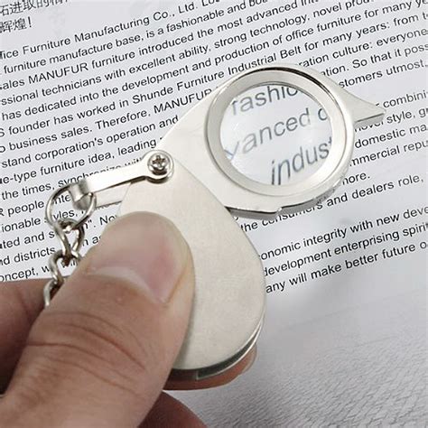 Image result for Keychain Magnifying Glass Flashlight
