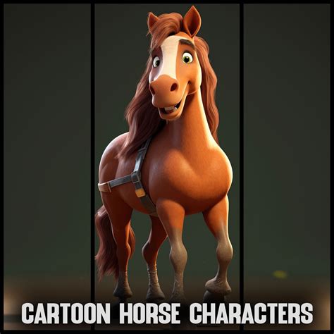 ArtStation - 300 Cartoon Horse Characters