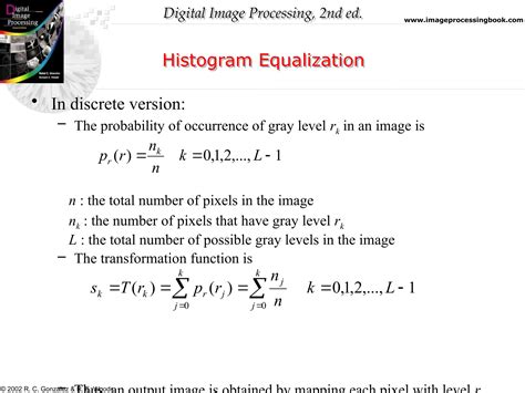 Histogram Equalization in Digital Image Processing 的图像结果