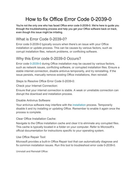 Image result for Error Code 2039