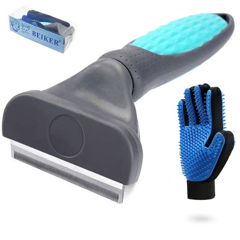 Beiker Dog Deshedding Brush Set for Dogs & Cats, Professional Pet ...