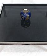 Image result for Modern Glass Chrome Coffee Table