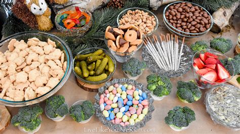 Woodland Party Food - Live Like You Are Rich