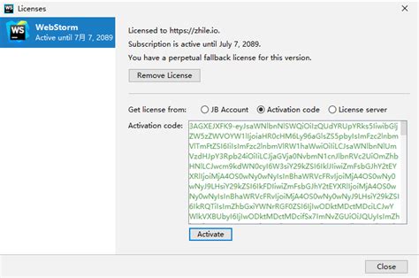 Activation Code for WebStorm 的图像结果