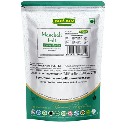 Bullion Manchali Imli | The Natural Taste Of Mouth Fresheners – Bullion ...