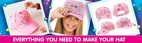 CADDLE & TOES Decorate Your Own Baseball Cap with 7 Sheets Gems ...