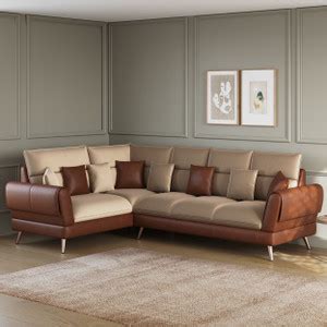 ARRA Leatherette 6 Seater Sofa Price in India - Buy ARRA Leatherette 6 ...