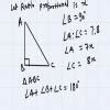 1.If the two acute of a right angled triangle are int ratio 7:8, find ...