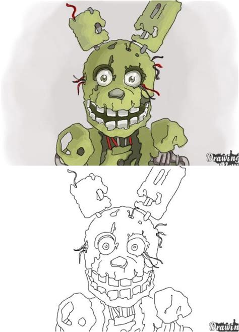 Image result for Spring Trap Animation Drawing