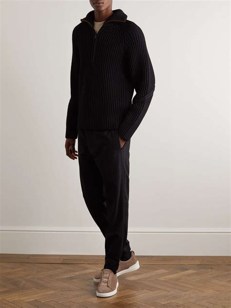 ZEGNA Triple Stitch™ Suede Slip-On Sneakers for Men | MR PORTER