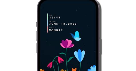 Minimalistic Flowers | Nova Launcher Android Homescreen Setup No.549