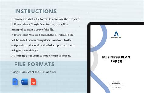 Business Plan Paper 的图像结果