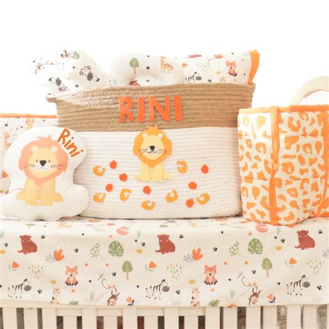 Baby Animals- Organic Cot Bedding Gift Set – Tinycubs