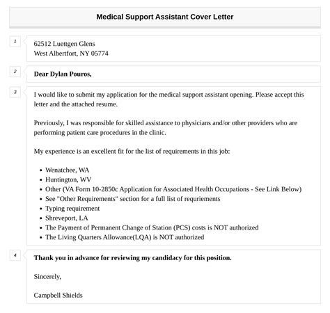 Medical Support Assistant