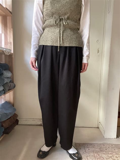 Ascot wool tapered pants | chai_vintage