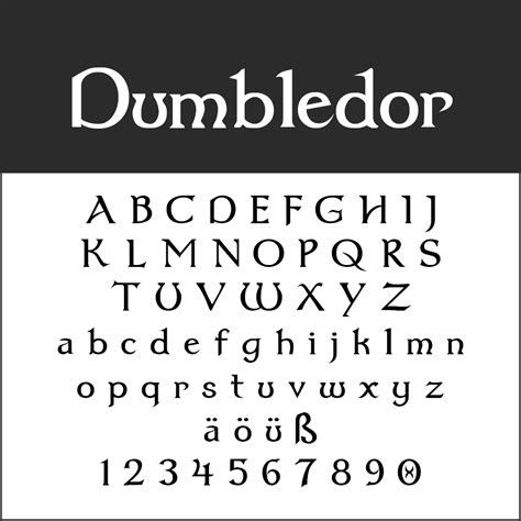 Free harry potter fonts and printables - periowa