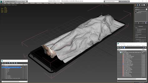 Male Dead Body Covered with Cloth 3D Model $79 - .3ds .blend .c4d .fbx ...