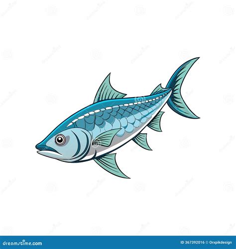 Stunning Tarpon Fish Illustration With Unique Characteristics Cartoon Vector | CartoonDealer.com ...