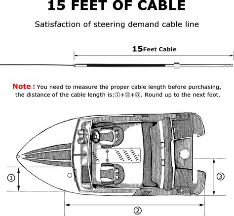 MOTAFAR Boats Steering System Control Cable 15 feet cable India | Ubuy