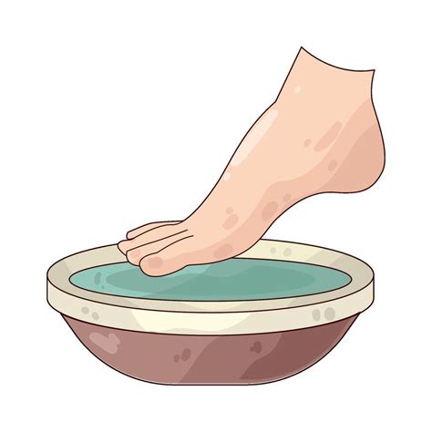 Image result for Foot Washing Cartoon