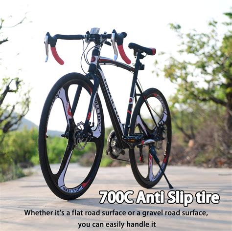 EUROBIKE Road Bike,21 Speed Bicycle with Disc India | Ubuy