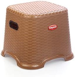 Nayasa Plastic Cane Patla Small|Plastic Stool for Sittng | Light Weight ...