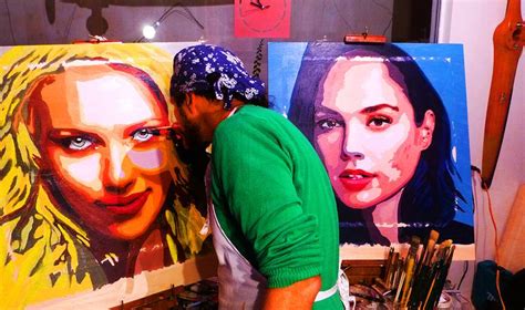 GAL GADOT / PowerGalz Series Painting by Christian Steagall-Condé ...