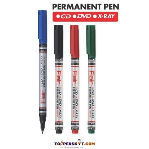 Flair Permanent CD Marker Pen - Blue ( Pack Of 1 ) – Topperskit LLP