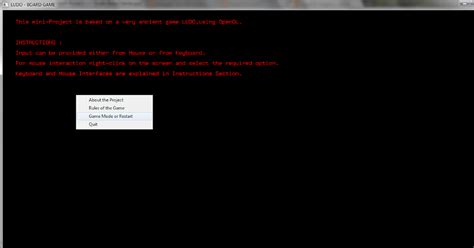 OpenGL Projects: Ludo Board Game output images