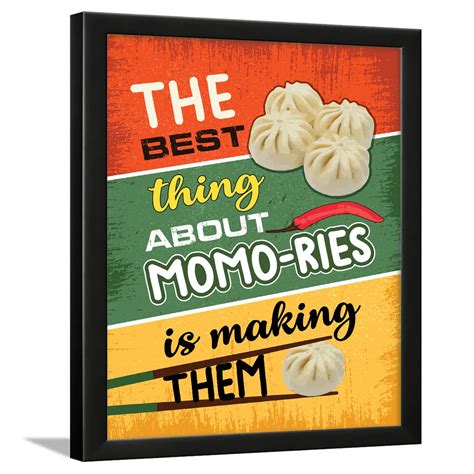 Chaka Chaundh Kitchen Quotes Wall Frames Momos Poster For Restaurant ...